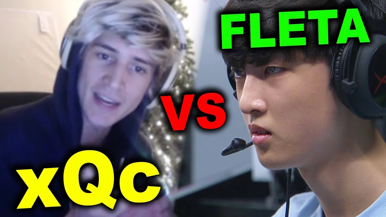xQc VS FLETA (streamer vs top OWL dps player)