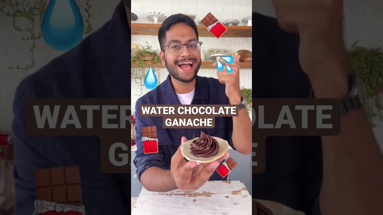 WHAT😱 CHOCOLATE GANACHE WITH WATER! NO CREAM! 
