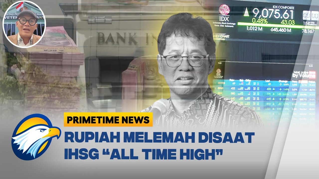 [FULL] Rupiah Terpukul, IHSG Justru Tembus Rekor! Apa yang Terjadi? | Primetime News