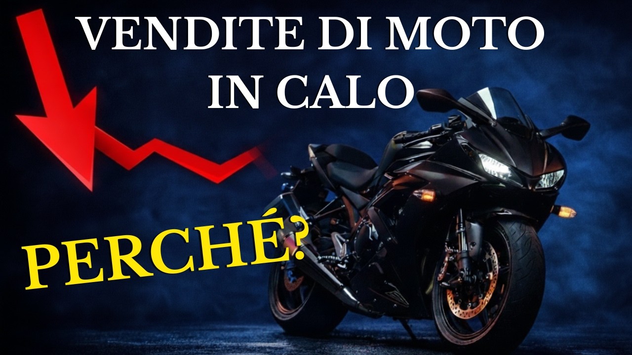 Le vendite di moto crollano… e non è un caso