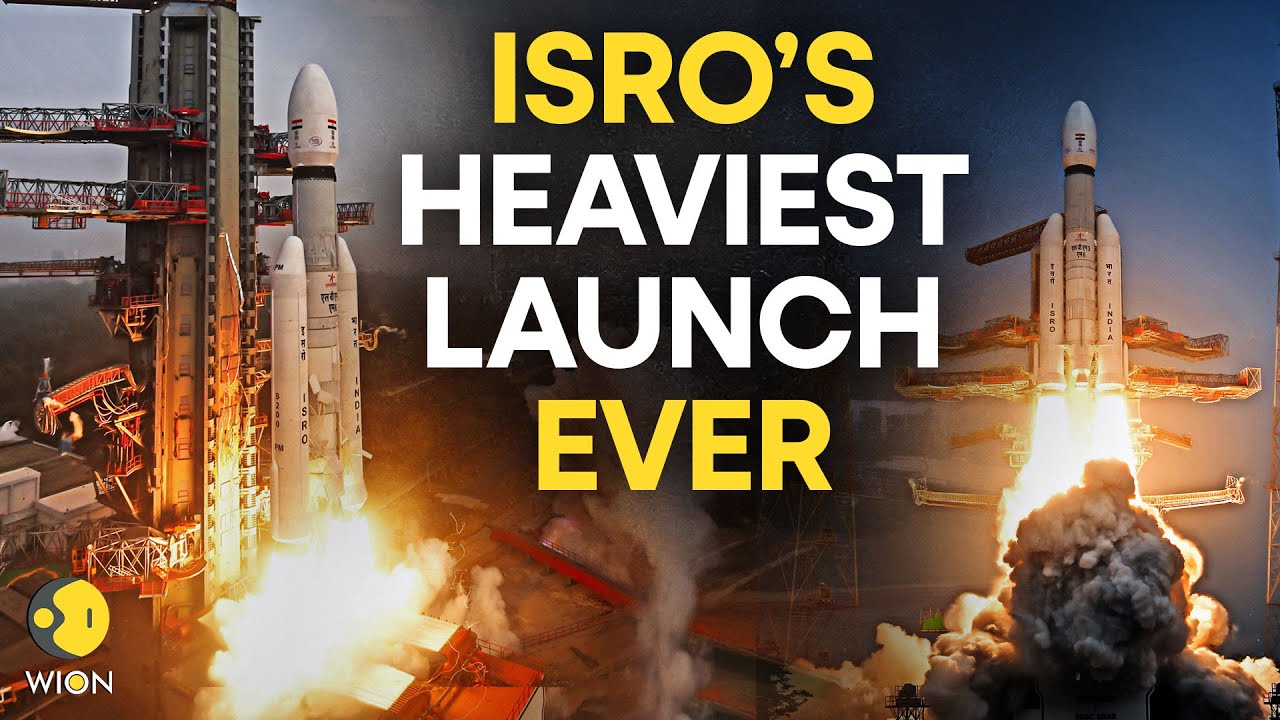 ISRO Launch LIVE: India&rsquo;s &lsquo;Baahubali&rsquo; Rocket Launches Record-Weight Satellite | WION