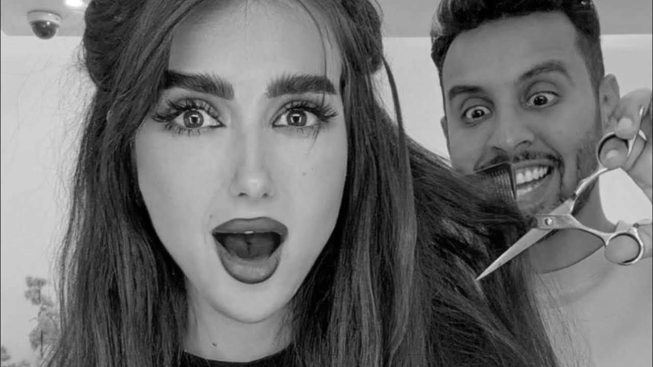 سنابات عائلة ميرو | عبدالرحمن يقص شعر أميرة💇🏻‍♀️😳.