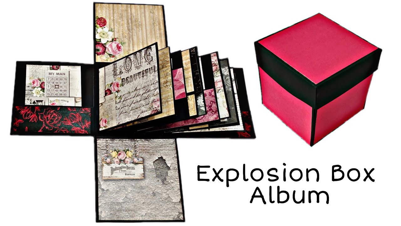 Explosion Box Album Easy Tutorial | How to Make Explosion Box (Requested Video)