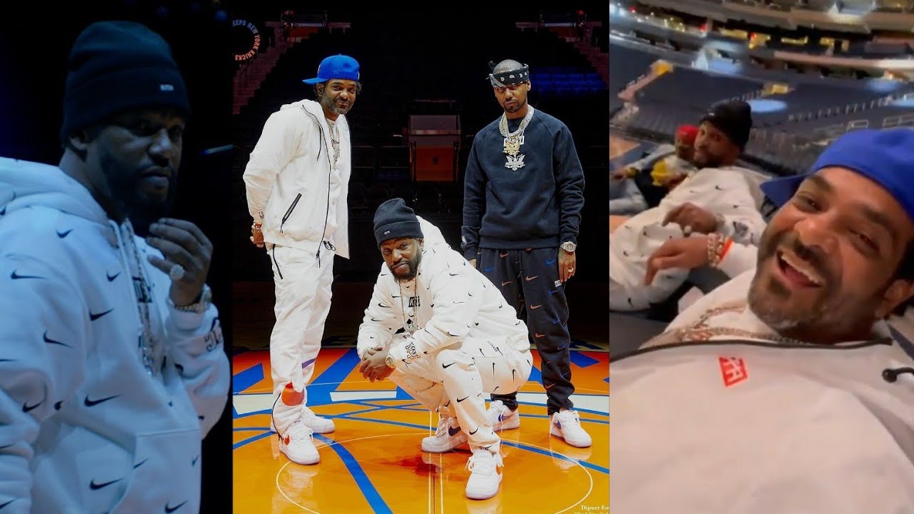 Dipset reunite at Madison Square Garden for a dope freestyle cypher for the Kith & nike collection