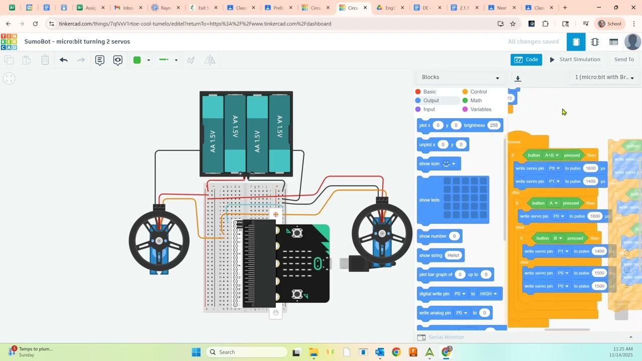 Micro:Bit Sumo-Bot // беспроводное радиоуправление