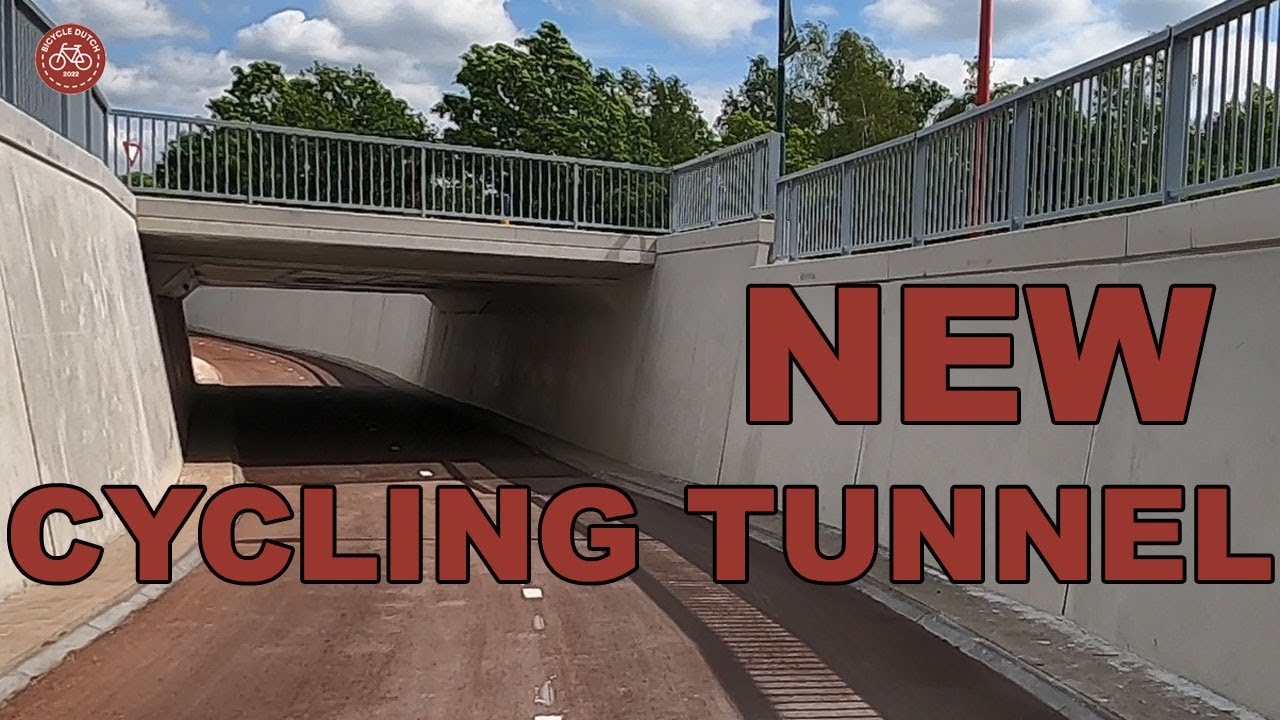 A new cycling tunnel in Nistelrode (NL)