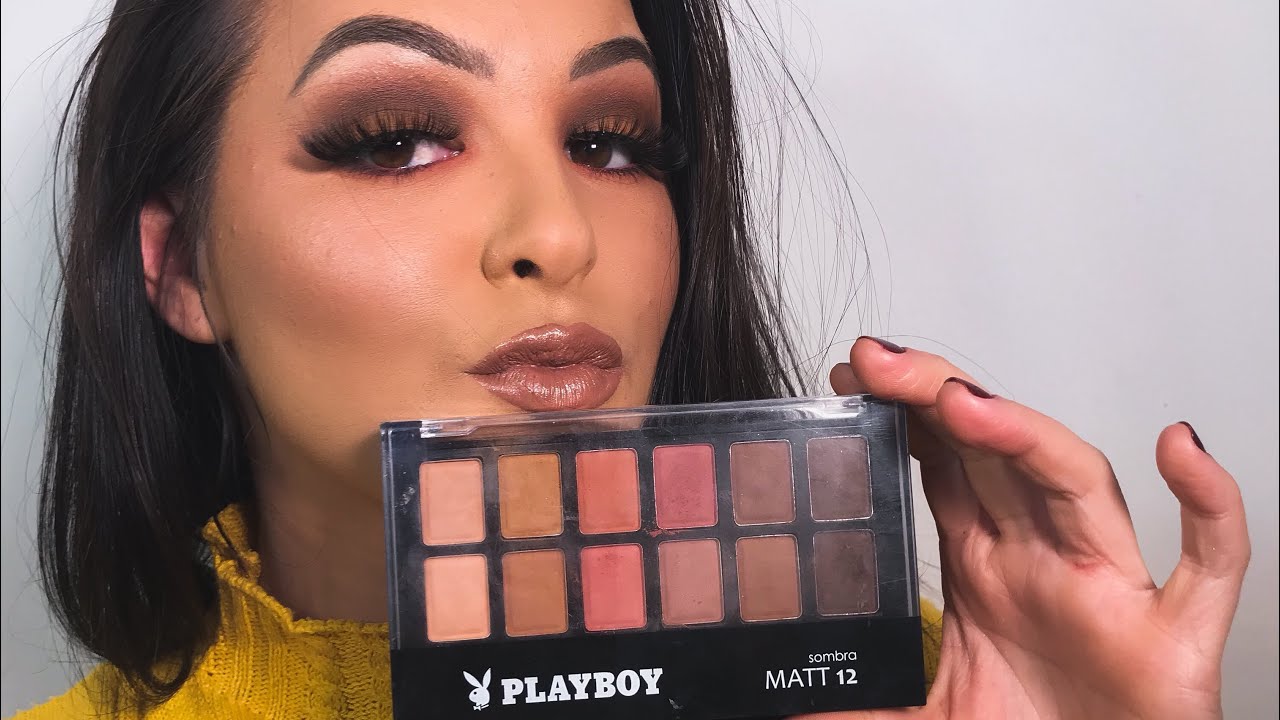 ESFUMADO TESTANDO PALETA DA PLAYBOY BEAUTY