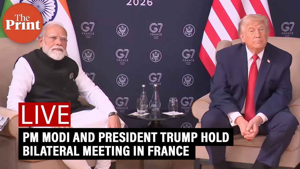 LIVE: PM Modi and President Trump hold bilateral meeting in France