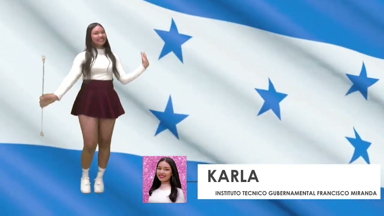 Karla palillona del Instituto Francisco Miranda