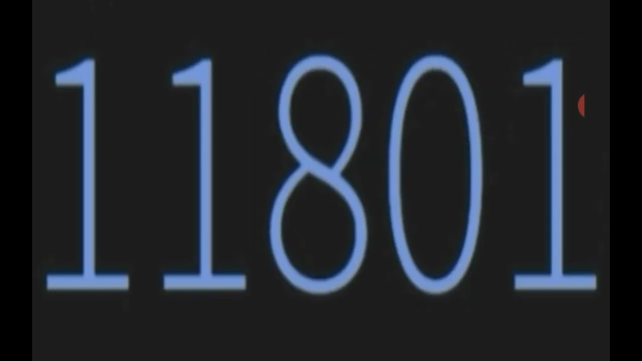 Numbers 0 to 16384