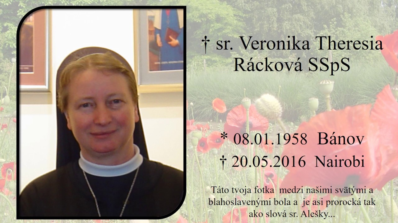 Spomienky na sr  Veroniku Theresiu, SSpS