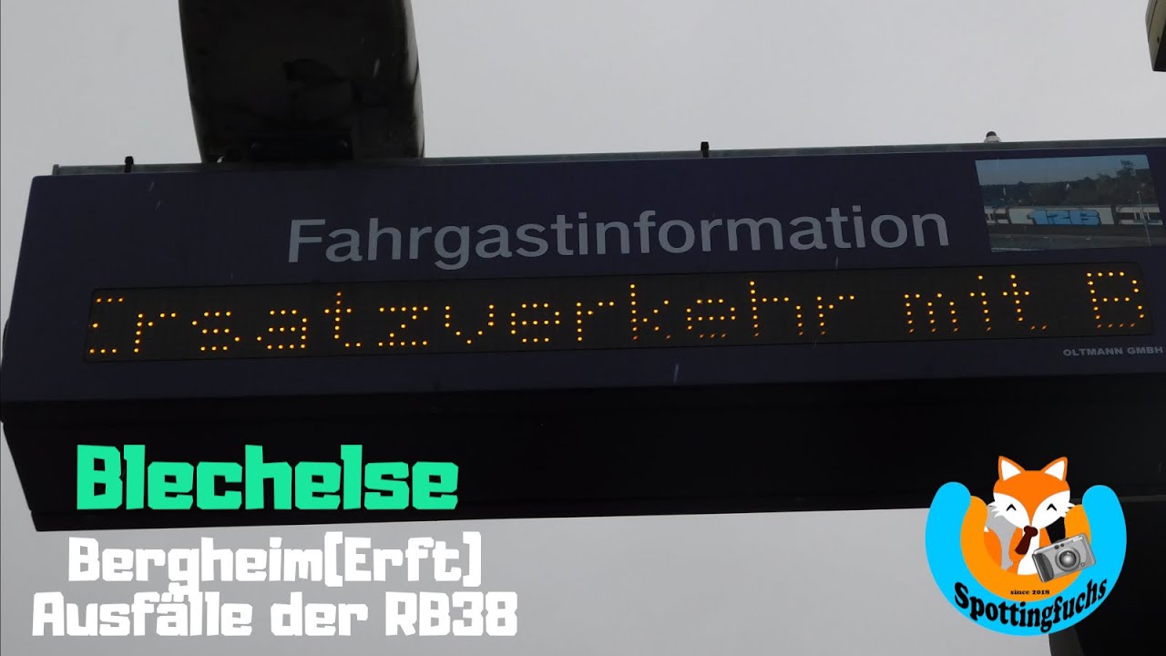 Blechelse Bergheim(Erft) - Ausfälle der RB38