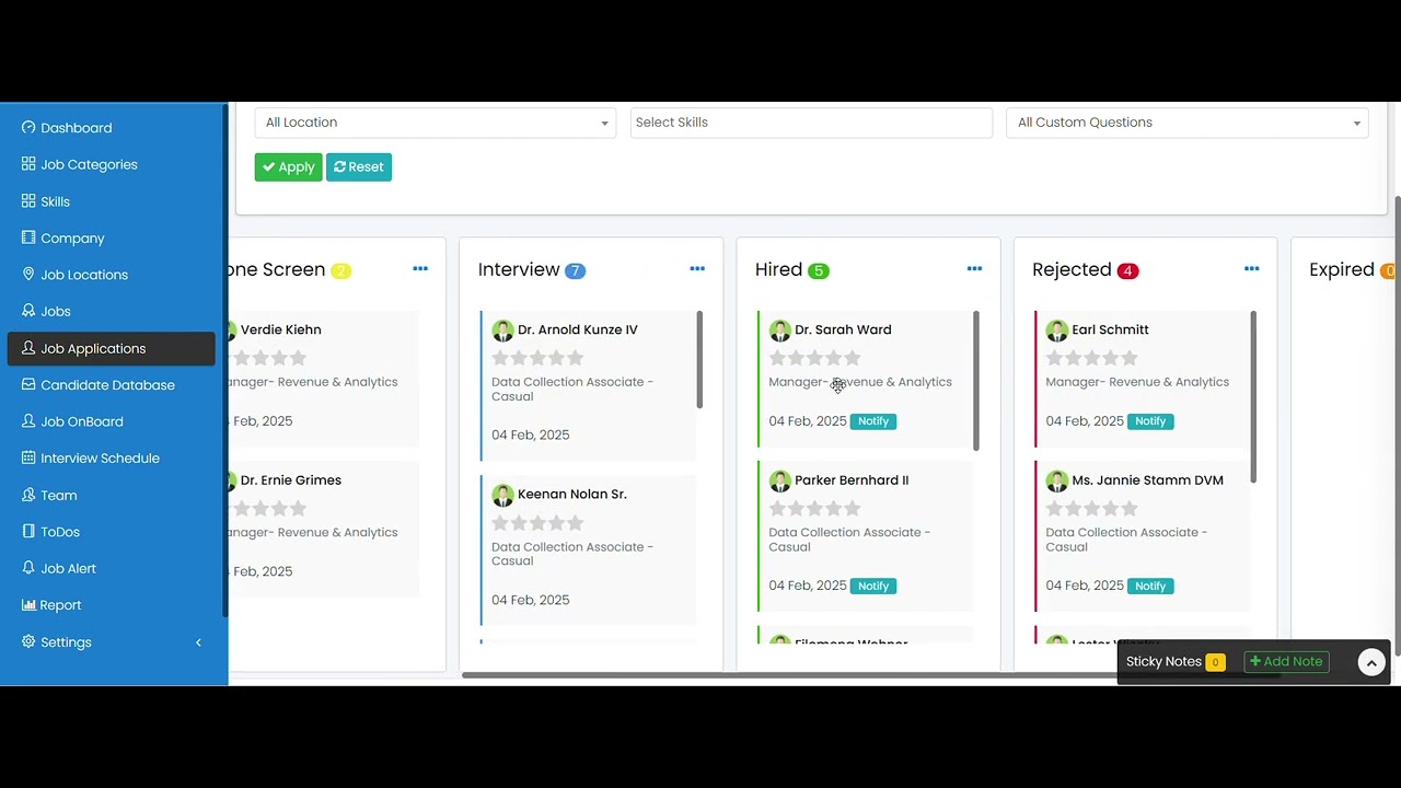 ATS System Demo |   how to use ats in recruitment | Hiring Software for Recruiters & HR | ATS FOR HR