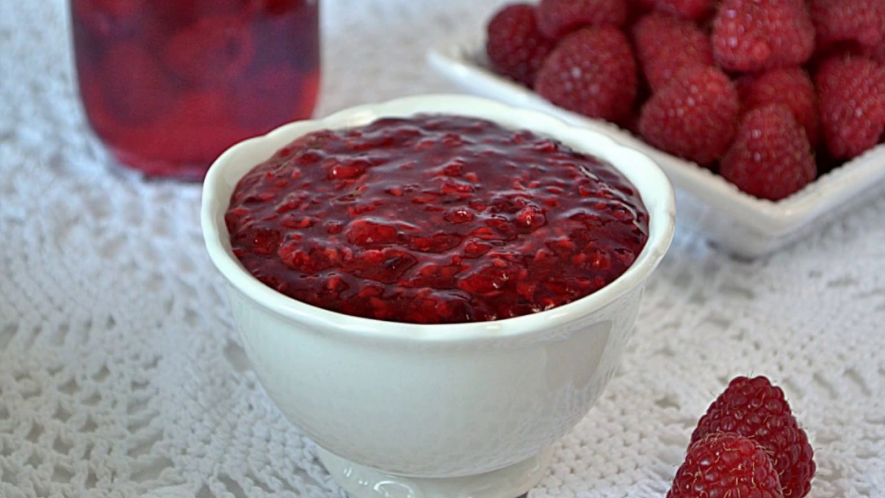 Jak zrobić frużelinę z malin - maliny w żelu - przepis