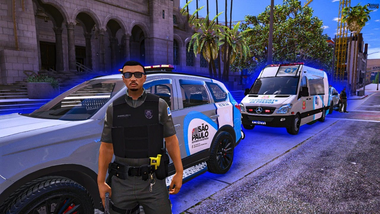 SAP ESCOLTA PRESIDIÁRIO AO FÓRUM MUNICIPAL - GTA 5 RP