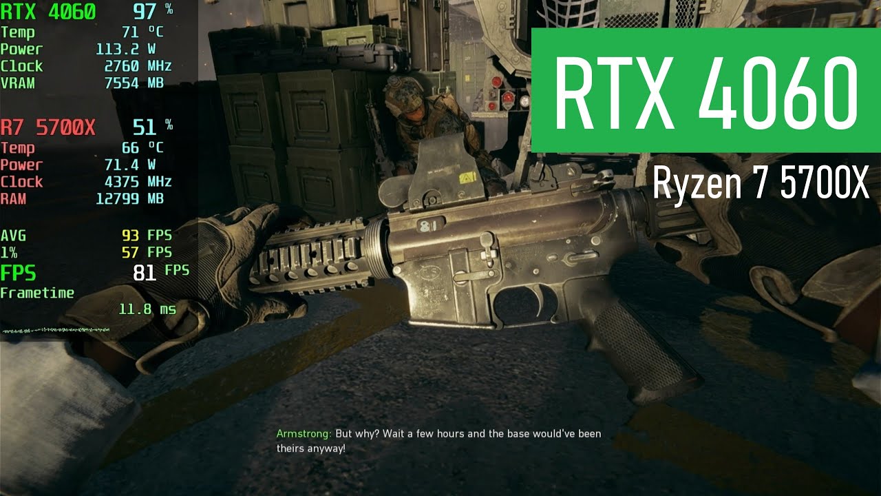 Battlefield 6 - Campaign | RTX 4060 8GB | Ryzen 7 5700X