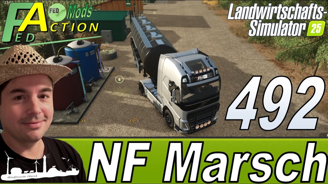 LS25 🚜 492 NF Marsch 4fach Glückwunsch die Marsch im LS25 ist nun ein Jahr alt #farmingsimulator25