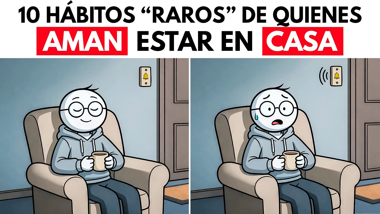 10 HÁBITOS RAROS de las personas que AMAN QUEDARSE EN CASA (Psicología)