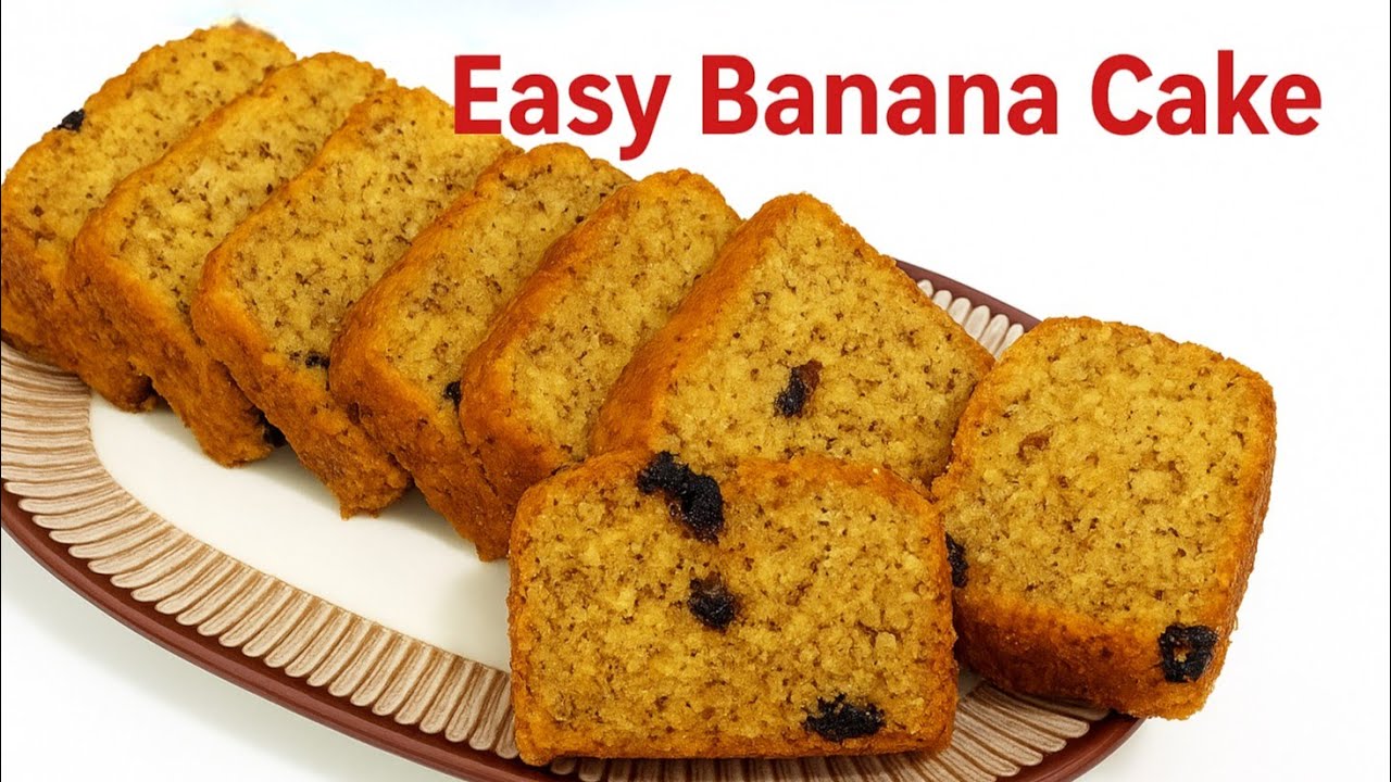 🍌 2 Bananas போதும் | Super Soft Banana Cake Recipe | Viral Bakery Style Cake in Tamil