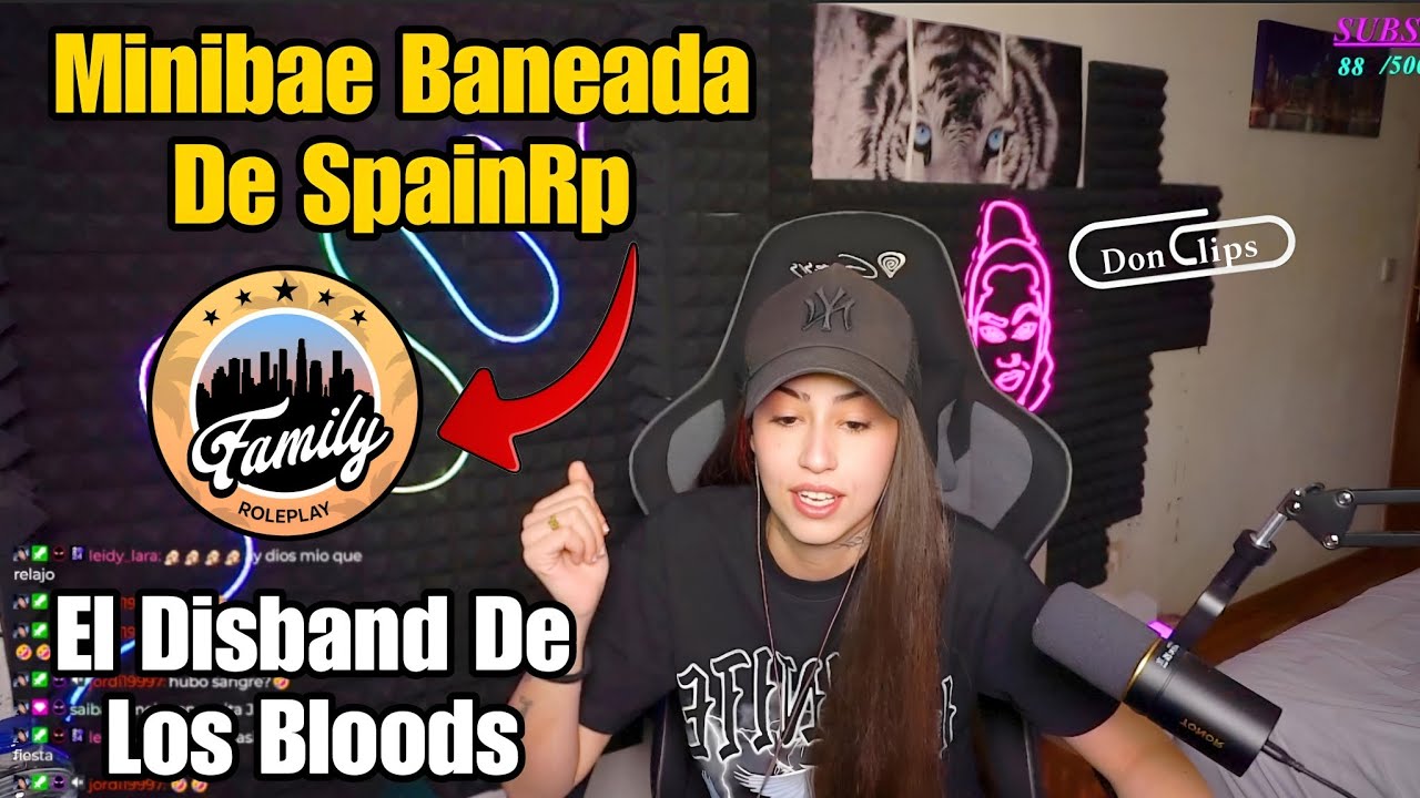 Minibaeee BANEADA de SpainRp, DISBAND de LOS Bloods, probará FAMILY RP, GALLETAA y BABYCOCRETA F