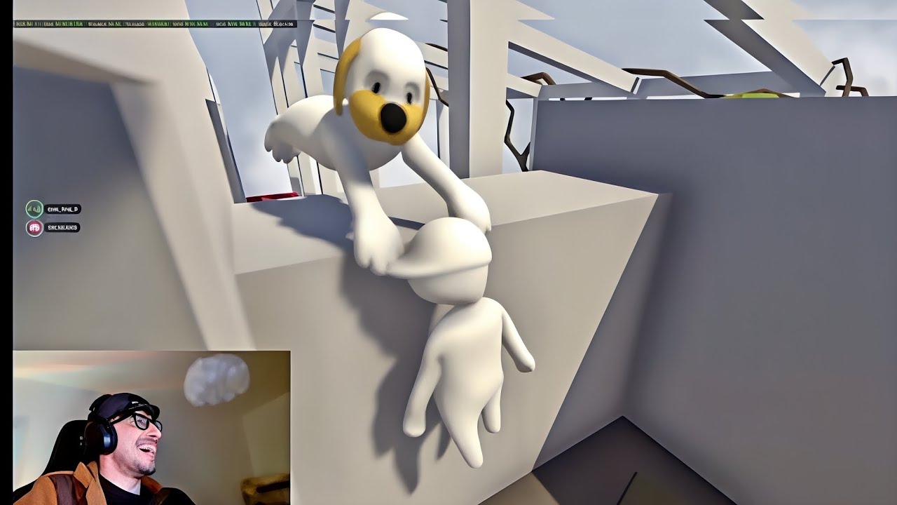 علاء الدين وريو يلعبان لعبة Human fall flat ، ضحك لانهائي 😂