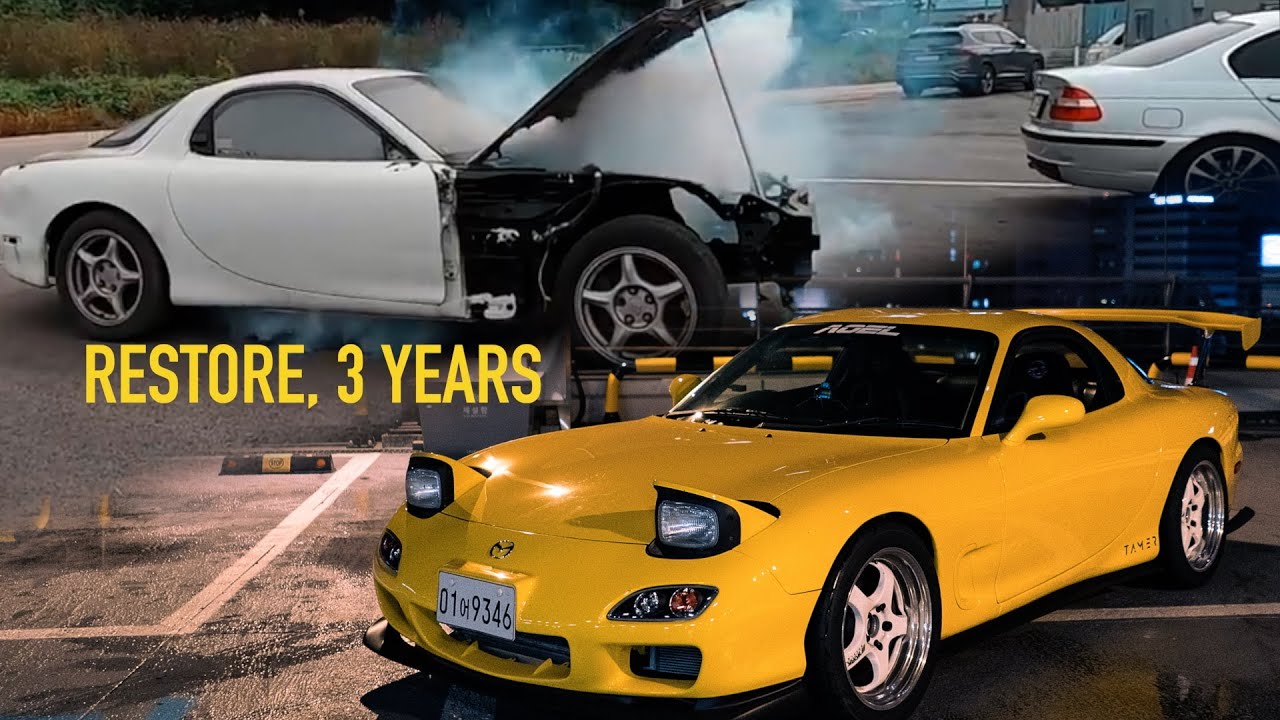 MAZDA FD3S RX-7, 3년간의 복원