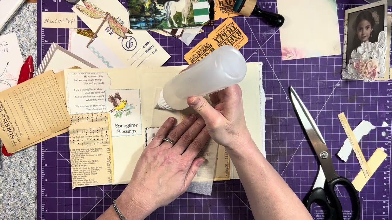 CREATING JOURNAL PAGES USING MAIL FROM FRIENDS #thesimplecrafter 