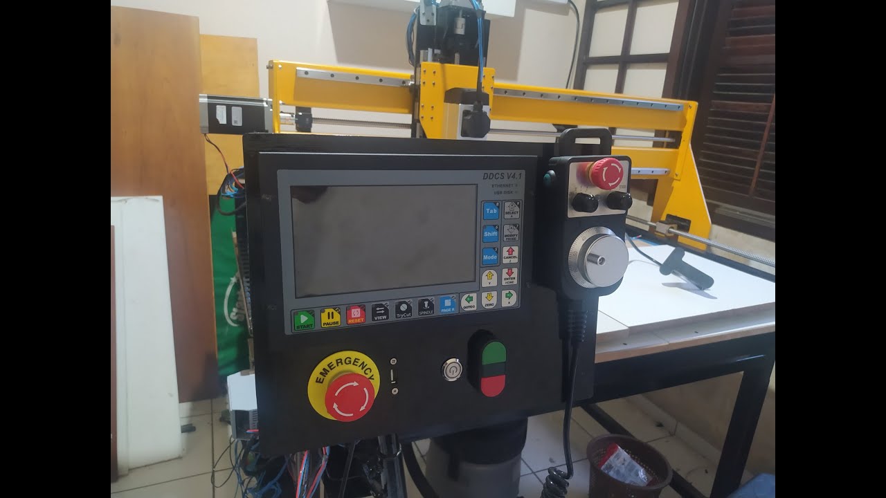 Construindo Router CNC passo a passo - Suporte da controladora DDCS V4.1 #17