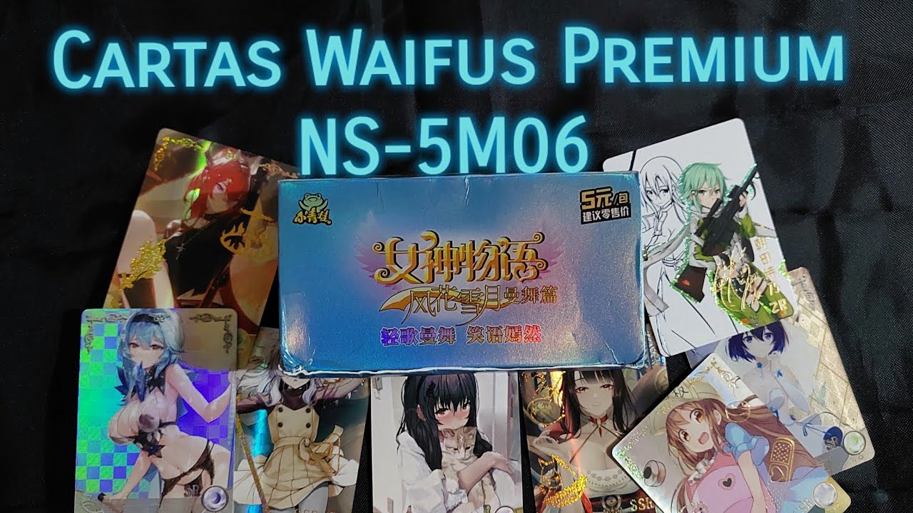 Caja Premium Cartas Waifus Goddess Story NS 5M06 Unboxing Español