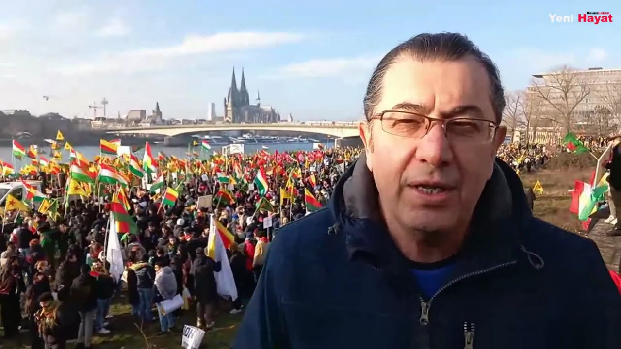 Almanya'da Rojava dayanışma eylemleri yapıldı