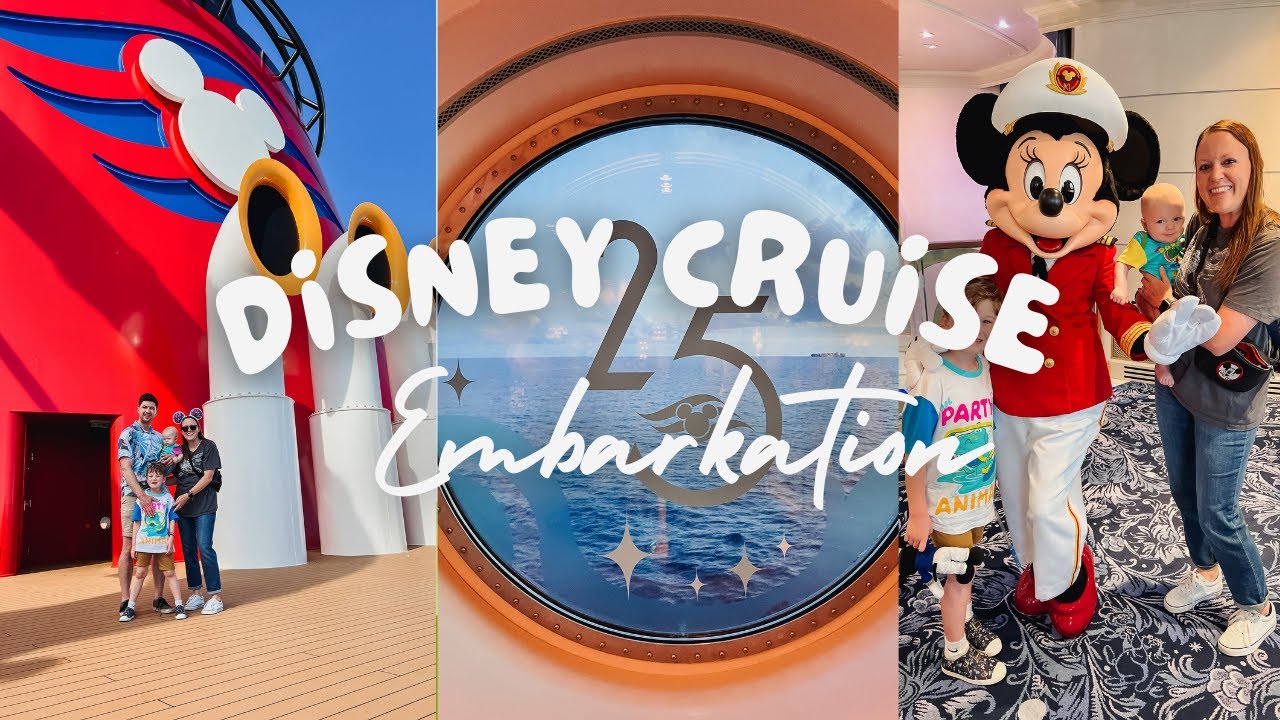 Disney Cruise Embarkation | Boarding the Disney Wish with a 6 month old