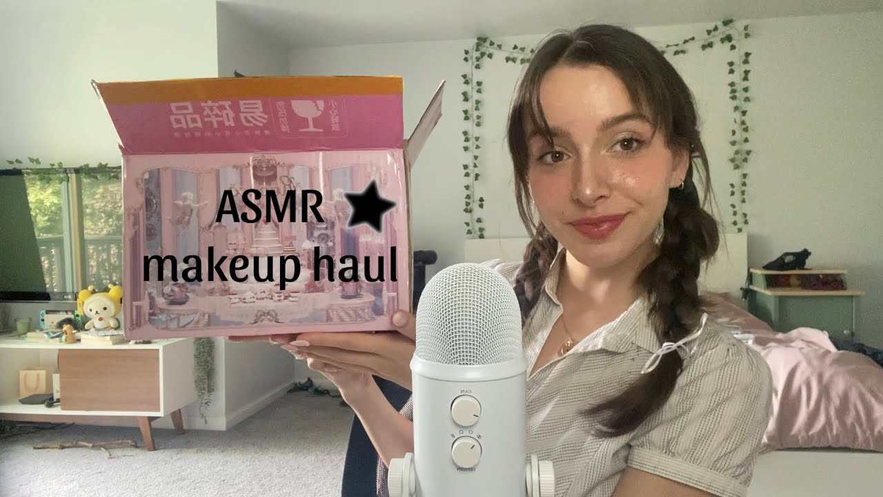 ASMR makeup haul (flower knows)
