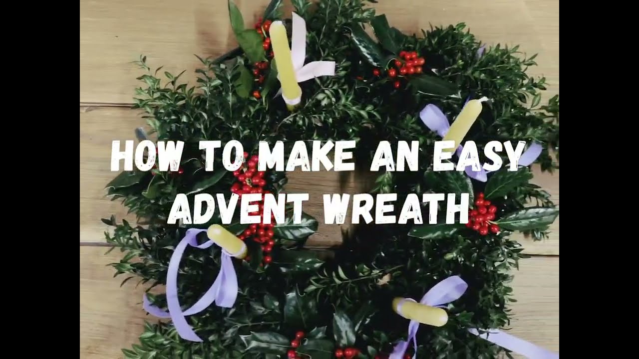 How to make an easy Advent wreath