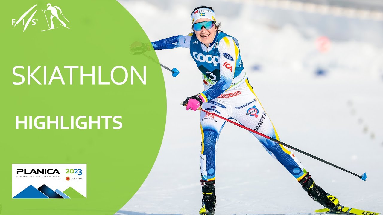 Andersson powers to gold in Women's Skiathlon | Planica 2023