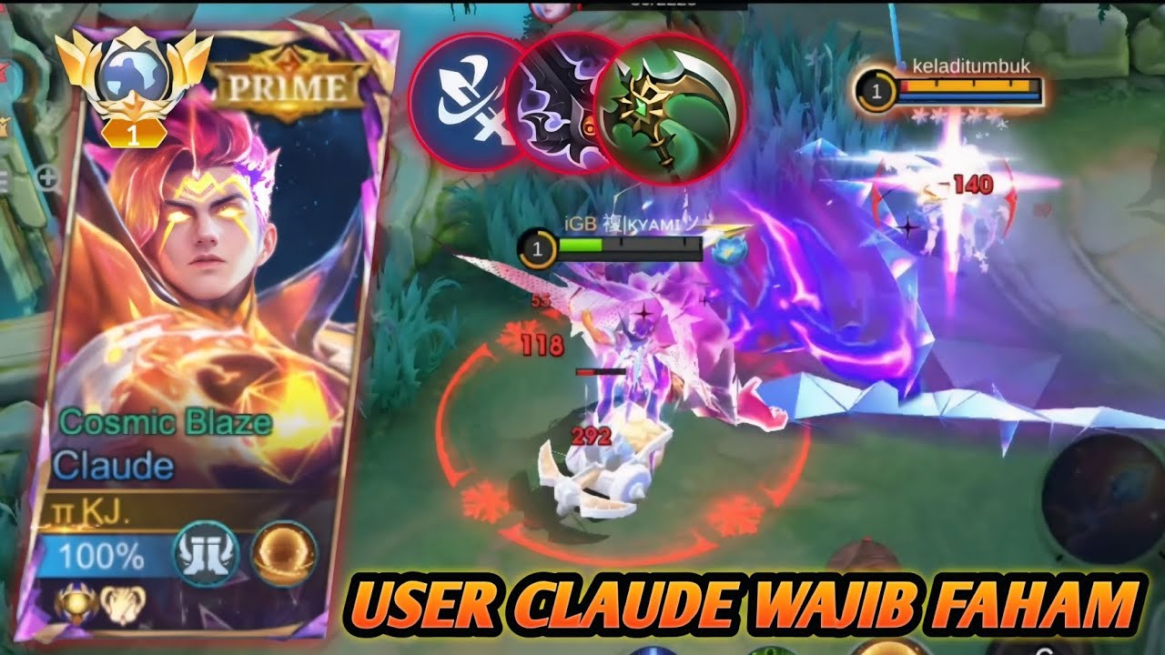 BEGINI CARA BERMAIN CLAUDE DAN SUSUNAN EMBLEM + BUILD TERSAKIT 2026 ! TOP GLOBAL CLAUDE - MLBB