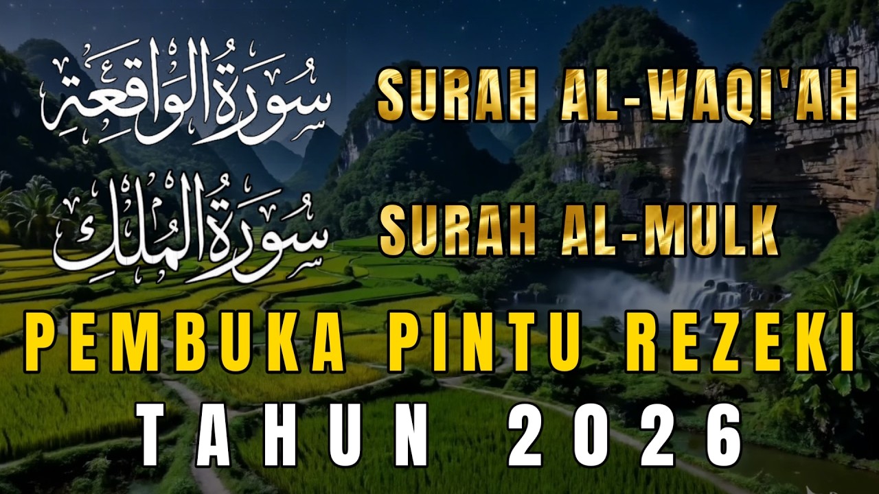 SURAT AL-MULK & SURAT AL-WAQI'AH PEMBUKA PINTU REZEKI DI TAHUN 2026