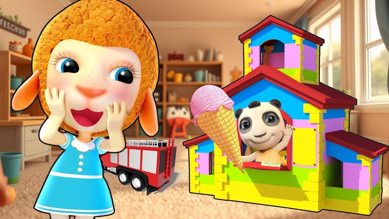 Regenbogen-Eiscreme-Herausforderung 🍦🌈😋Cartoon für Kinder