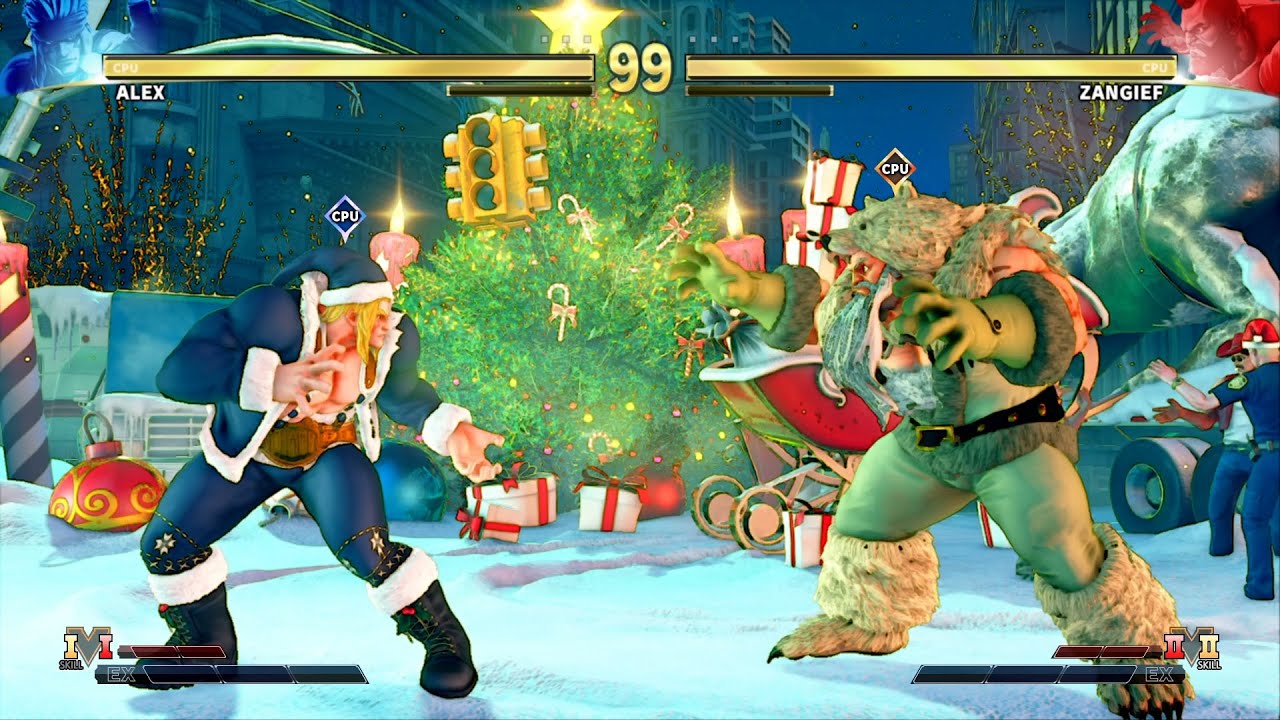 Алекс против Зангиева, Street Fighter V! #СпециальныйПраздничный