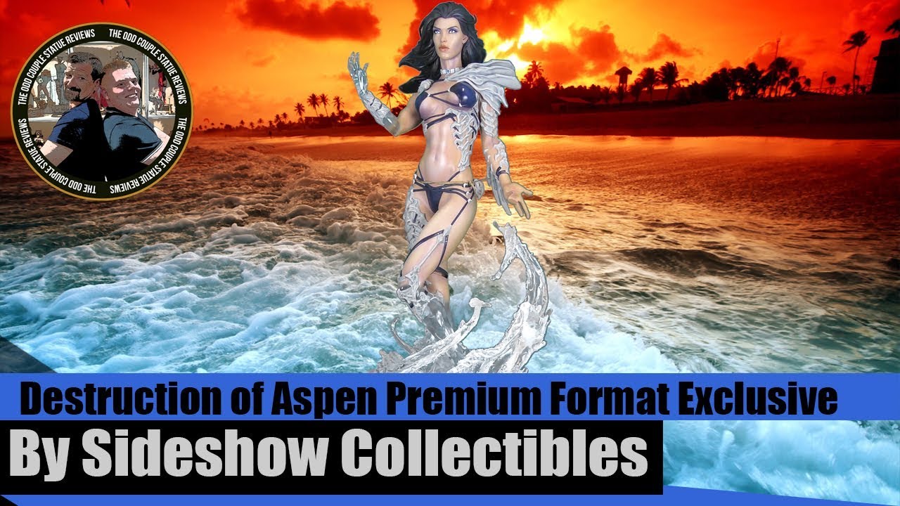Destruction of Aspen Premium Format Exclusive by Sideshow Collectibles The Odd Couple Statue Reviews
