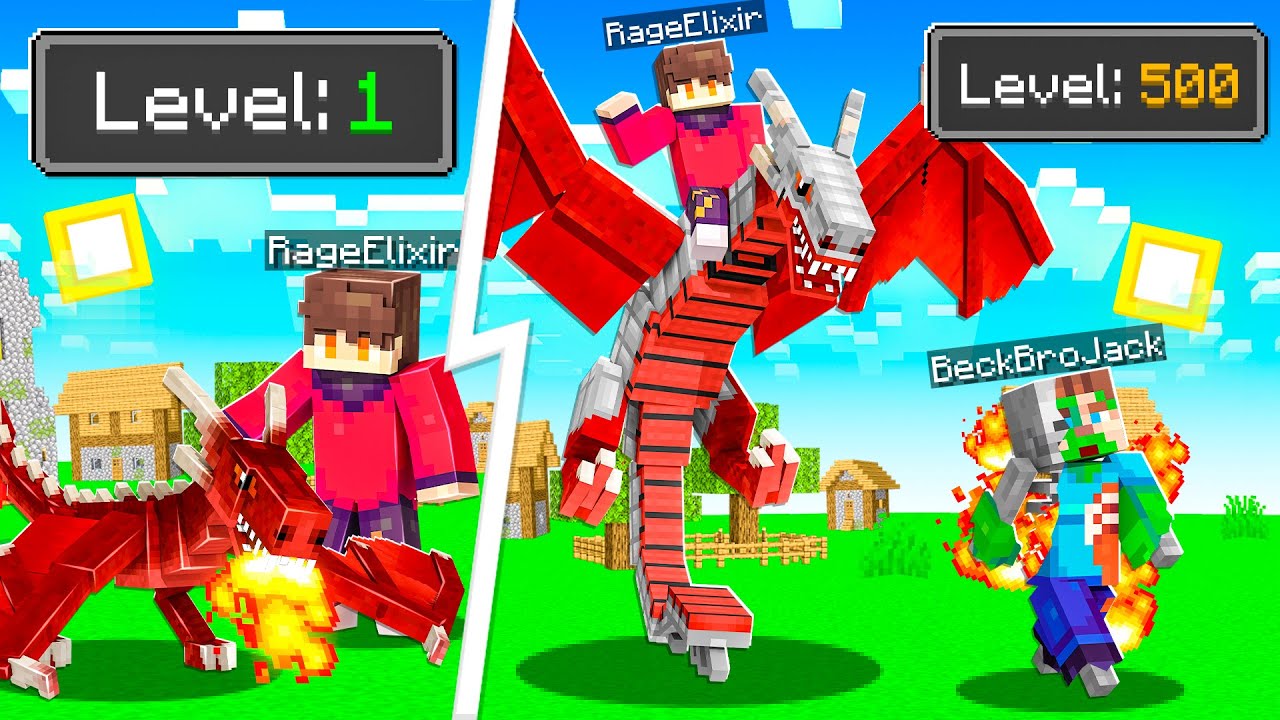 UPGRADING My PET DRAGON in Minecraft!