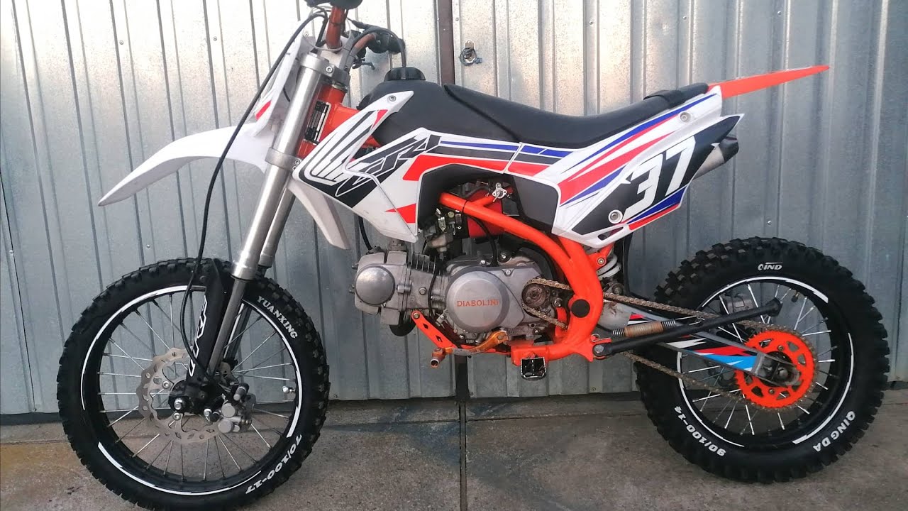 CHIŃSKI CROSS 125, brak 4 biegu, remont silnika i trochę wizualki, Loncin,PitBike,MRF,Diabolini,Kayo
