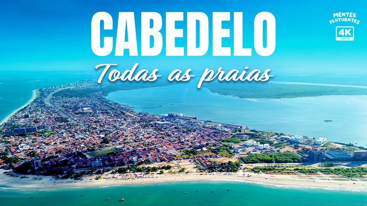 CABEDELO como você nunca viu: Passeio aéreo completo 🌴 Grande João Pessoa - Paraíba - Drone Dji 4k