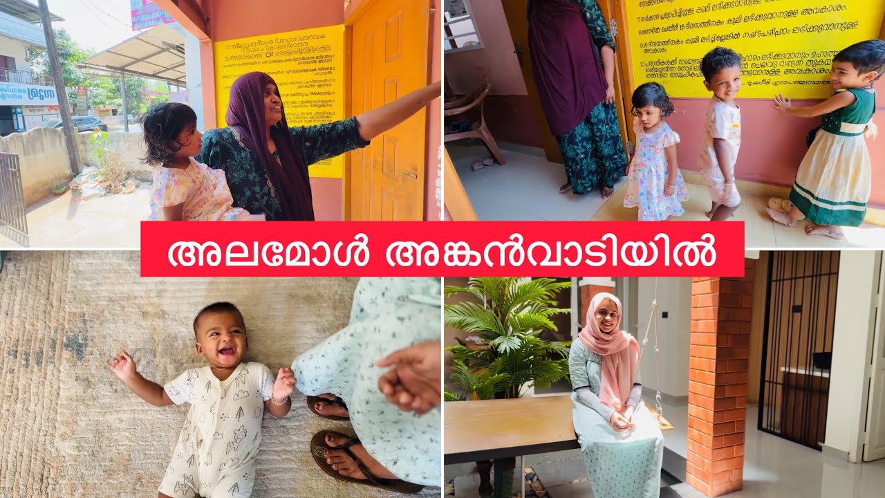 അലമോൾ അങ്കൻവാടിയിൽ പുതിയ വിശേഷം @noufalftkd2822 