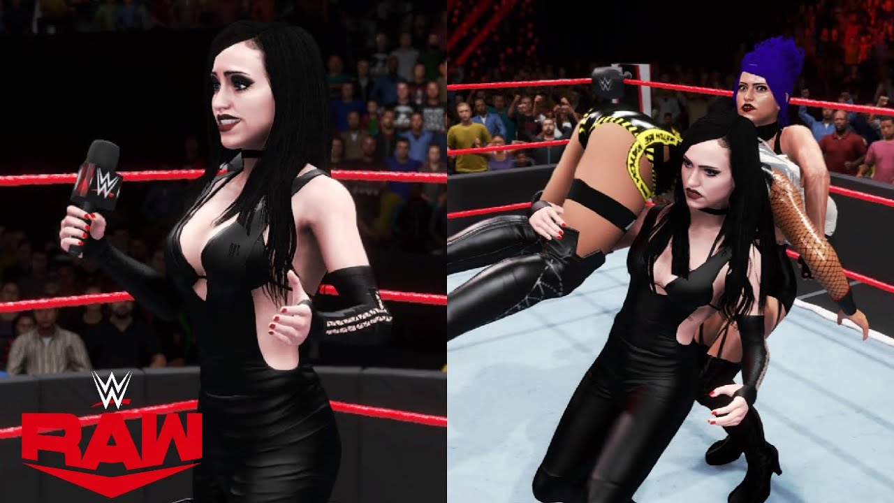 WWE 2K20 RAW JESSICA'S ANNOUNCEMENT GETS INTERRUPTED BY LIV MORGAN