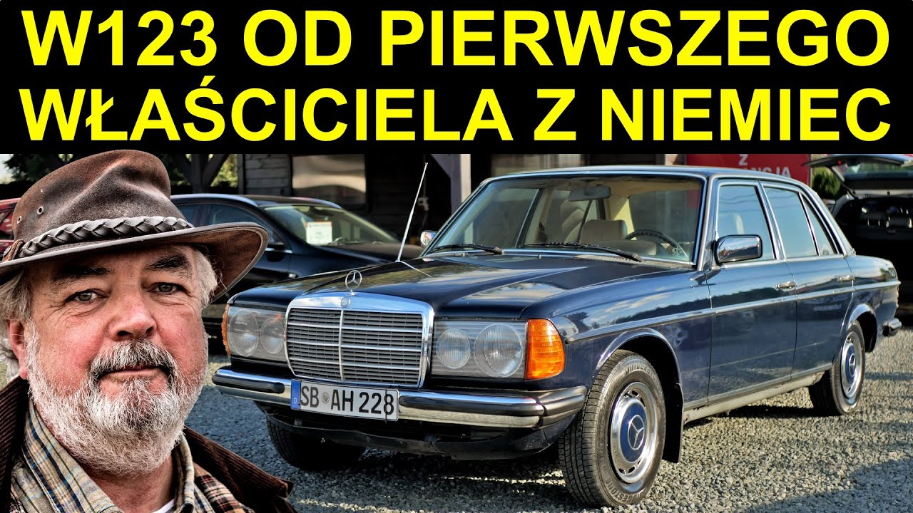 Mercedes W123 300d: Niemiec zostawił nawet kasety. Zobacz czego słuchał