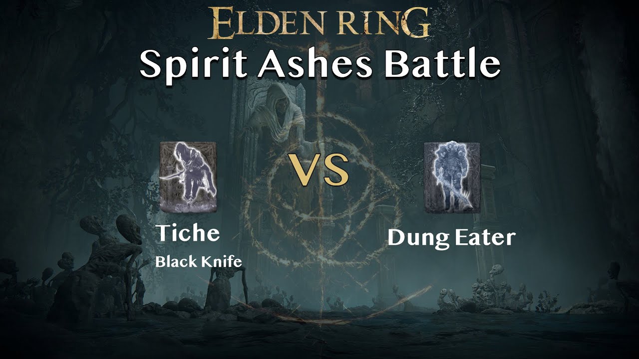 【Battle】Black Knife Tiche vs Dung Eater【All Spirit Ashes+10】