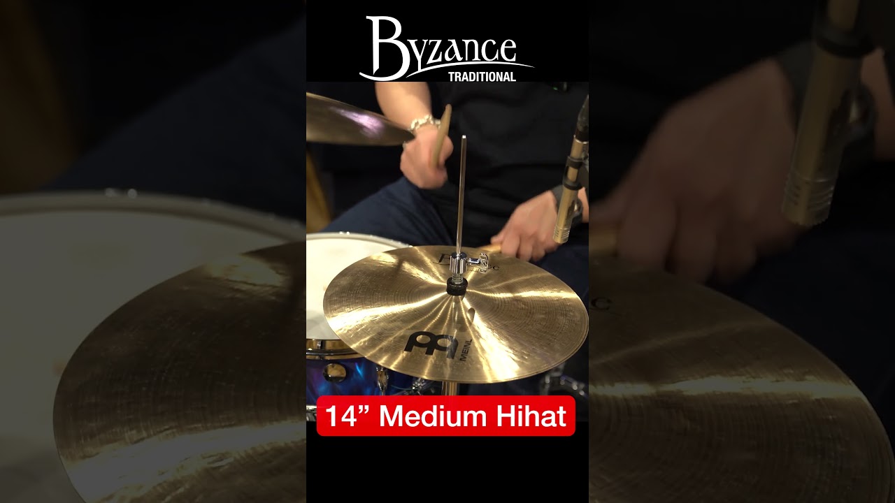 MEINL Byzance Traditional Medium Hat Size Difference