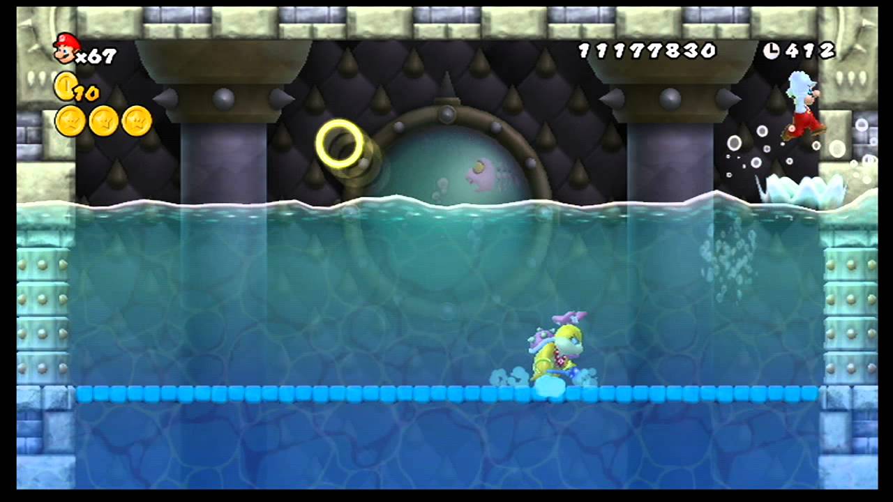 New Super Mario Bros. Wii Boss 4 - Wendy O. Koopa