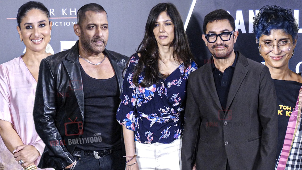 Aamir Khan's Family salman khan  Kareena Kapoor Arrive As Aamir Khan Celebrates 25 Glorious Years O