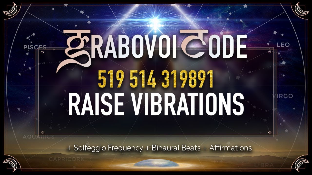 RAISE your VIBRATIONS | Release Negative Energies | Grabovoi Sleep Meditation with Grabovoi Codes